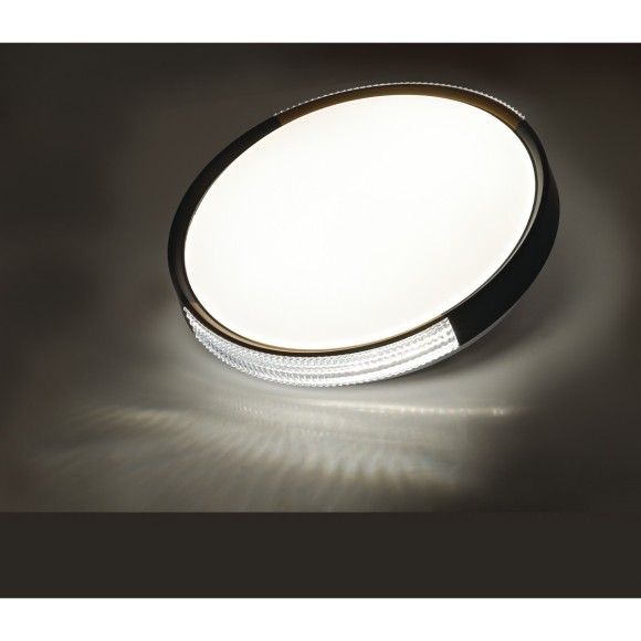 7629/ELN PALE SN 184 Светильник пластик/черный/золотистый LED 76Вт 3000/4000/6000K D490 IP43 CCT VELIO 7629/ELN PALE SN 184 Светильник пластик/черный/золотистый LED 76Вт 3000/4000/6000K D490 IP43 CCT VELIO