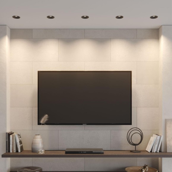 359855 Черный встраиваемый светильник с перекл. цветовой темп. и антибликовым фильтром 18Вт 1530Лм 2700;3200;4000К UGR19 CRI90 36° IP20 Novotech NOVA