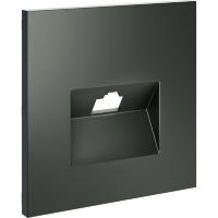 VLS001306 Накладка для розетки RJ45 категории 6Е (для проводов CAT5-CAT6 до 10 Гбит/сек) титанового цвета VOLTUM S70 (титан)