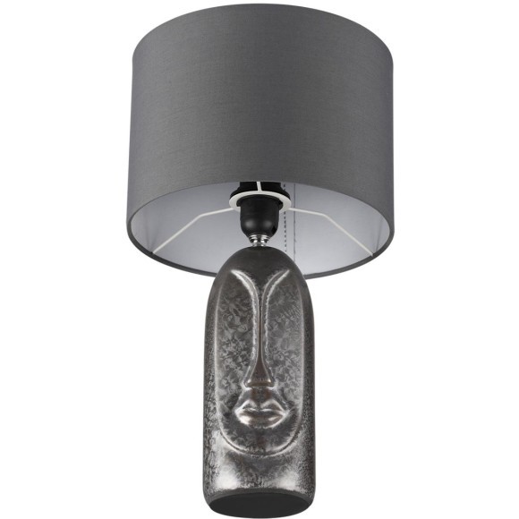 8146/1T MODERNI LN25 серый, керамика/текстиль Настольная лампа Е27 1*60W 220V AKIVI