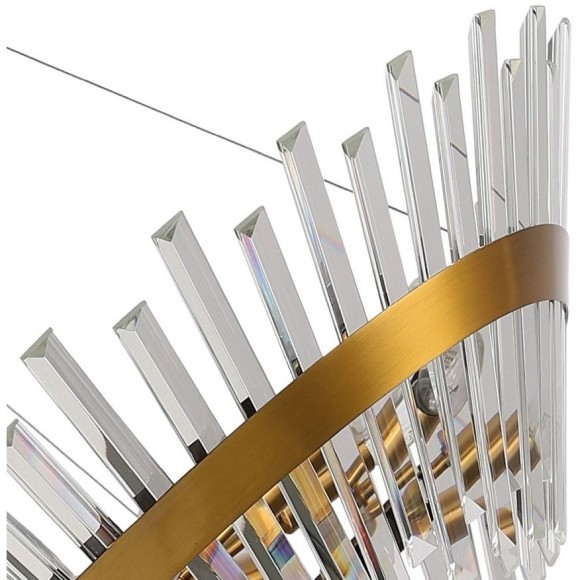 Люстра подвесная хрустальная 2116/05/08P Stilfort, серия Snowy