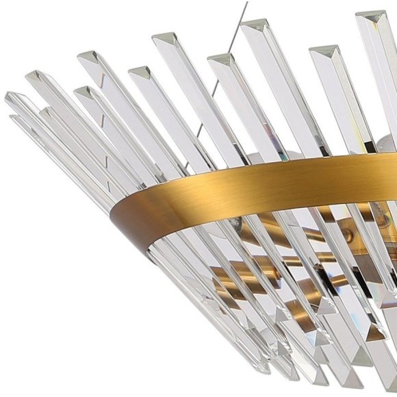 Люстра подвесная хрустальная 2116/05/08P Stilfort, серия Snowy