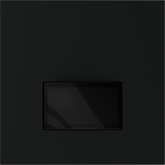 VLS002208 Накладка для датчика движения встраиваемого черного матового цвета. Расстояние до 9 м, угол до 120°, мощность 500 Ватт VOLTUM S70 (черный матовый)