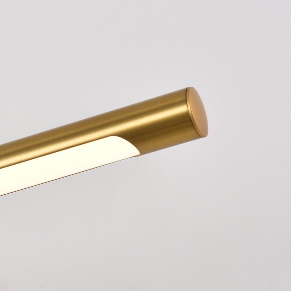 Lightstar Noce 201041 Латунная светодиодная подсветка для картин и зеркал шириной 62см, с выключателем на корпусе и CCT переключением цветности на драйвере, 14Вт 3000;4000;6000К 800Лм CRI90