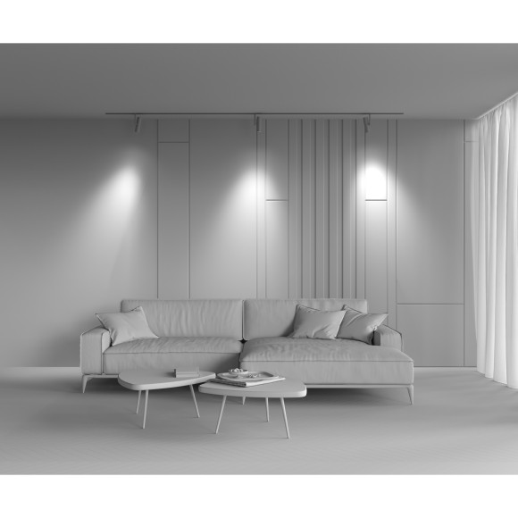 TR005-4-12W-DS-BW Трековый магнитный SMART (App, Bluetooth Mesh, Алиса) светодиодный светильник Maytoni Exility CRI90+ 2700-6000К 987Лм 36° 12Вт