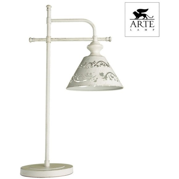 Декоративная настольная лампа Arte Lamp A1511LT-1WG Kensington под лампу 1xE14 40W