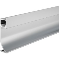 Алюминиевый профиль плинтус с подсветкой 53x14 ALM-5314-S-2M