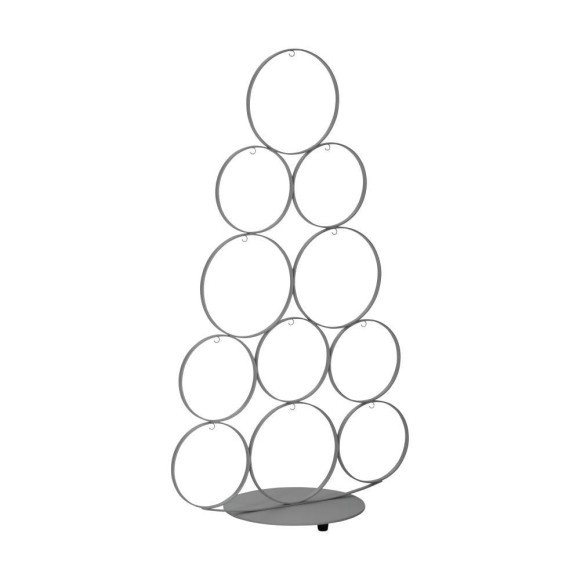 427417 BALLYMENA Рождественское украшение ель металл серебряный H-660, D200 427417 BALLYMENA Рождественское украшение ель металл серебряный H-660, D200