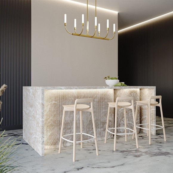 Потолочная люстра на штанге Deja Vu MOD423CL-08C