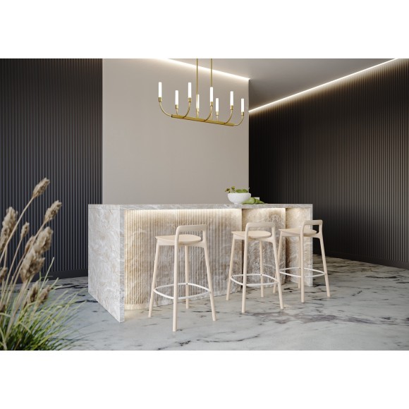 Потолочная люстра на штанге Deja Vu MOD423CL-08C