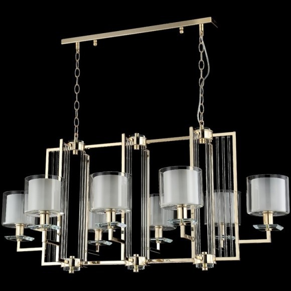 Люстра Crystal Lux NICOLAS SP8 L1000 GOLD/WHITE