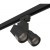 Однофазный двужильный трековый светильник Lightstar A1T051037 Illumo X2 под сменную лампу GU10