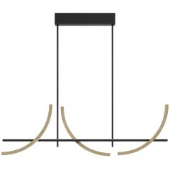 Подвесной светильник Maytoni MOD428PL-L20BK