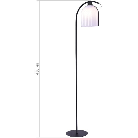 SL1302.405.01 Торшер ST-Luce Черный/Белый E27 LED 1*7W AIRE