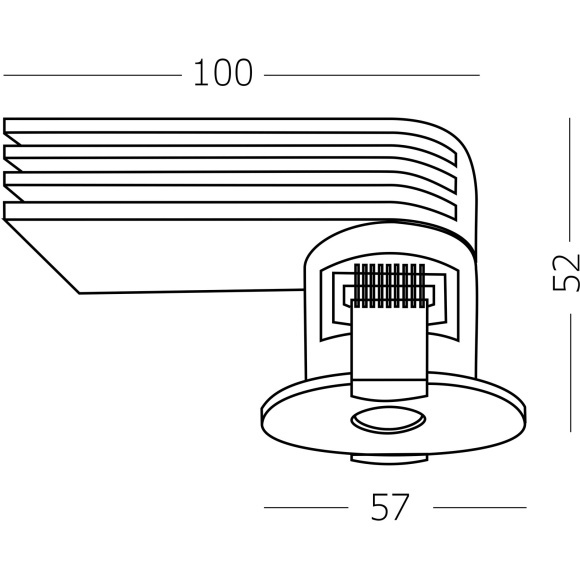 ST217.548.09 Св-к встр. Белый LED 1*9W 4000K 510Lm Ra90 36° IP20 D57xH52 220-240V Встраиваемые светильники