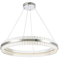 SL383.123.01 Светильник подвесной ST-Luce Хром/Прозрачный LED 1*60W 3000K CHERIO