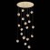 SL1175.303.18 Светильник подвесной ST-Luce Латунь/Янтарный E14 18*40W PORTICI