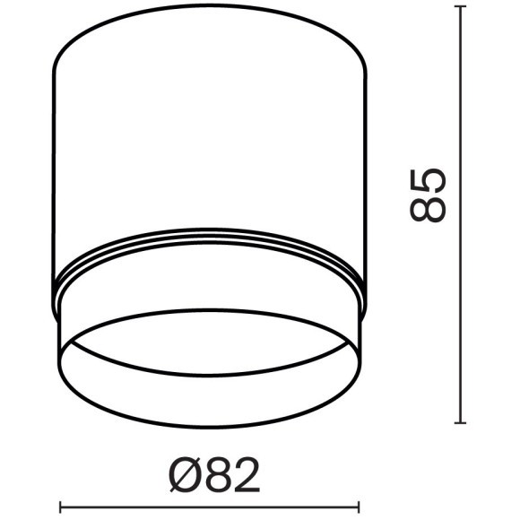 Потолочный светильник Technical C088CL-GX53-MG