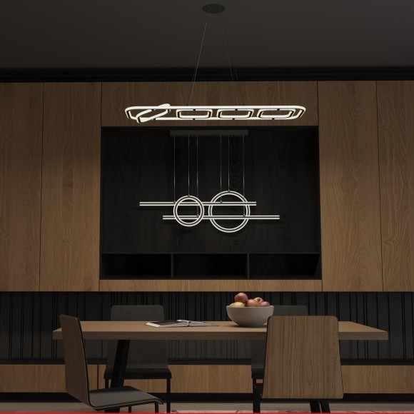 Светильник подвесной диммируемый, в комплекте пульт 4000К 116W Novotech ONDO 359183 Светильник подвесной диммируемый, в комплекте пульт 4000К 116W Novotech ONDO 359183