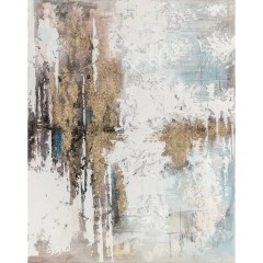 423054 ALAMINOS Картина на холсте в деревянном подрамнике, серый, золотой, L1200, B48, H1500