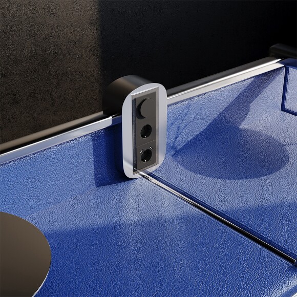 VLS070308 Диммер (светорегулятор) поворотно-нажимной 600 Ватт, черного матового цвета VOLTUM S70 (черный матовый)