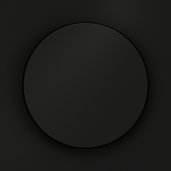 VLS070308 Диммер (светорегулятор) поворотно-нажимной 600 Ватт, черного матового цвета VOLTUM S70 (черный матовый)