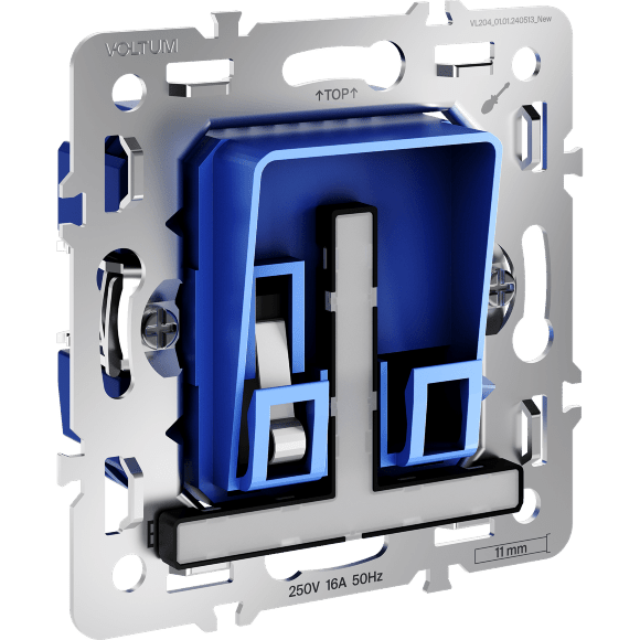 VLS0107M Механизм выключателя карточного с максимальным током 16 Ампер или 3500 Ватт, при подключении к 220 вольтам VOLTUM S70