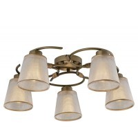 Люстра потолочная Lussole LSP-0223 OAKLAND IP21 под лампы 5xE27 300W