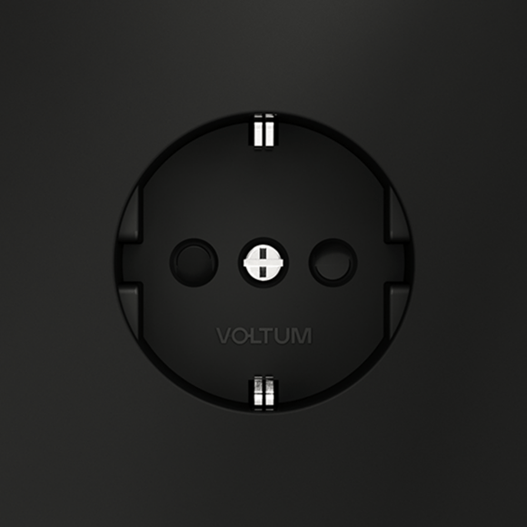 VLS040208 Розетка встраиваемая с заземлением и защитными шторками максимальный ток 16 Ампер (3500 Ватт) черного матового цвета VOLTUM S70 (черный матовый) VLS040208 Розетка встраиваемая с заземлением и защитными шторками максимальный ток 16 Ампер (3500 Ватт) черного матового цвета VOLTUM S70 (черный матовый)