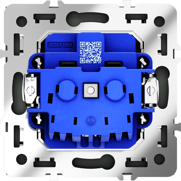 VLS040208 Розетка встраиваемая с заземлением и защитными шторками максимальный ток 16 Ампер (3500 Ватт) черного матового цвета VOLTUM S70 (черный матовый) VLS040208 Розетка встраиваемая с заземлением и защитными шторками максимальный ток 16 Ампер (3500 Ватт) черного матового цвета VOLTUM S70 (черный матовый)