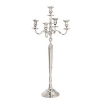 422412 MAXAAS Подсвечник неоклассика L450, B200, H1000 алюминий хром