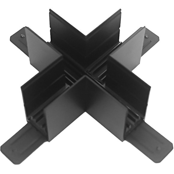 Lightstar Teta 505287-ALU Соединитель черный Х-образный, для накладных и подвесных треков (шинопроводов) серии Teta