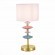 SLE1117-204-01 Прикроватная лампа Золотистый/Розовый E14 1*40W ATTIC