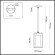 Подвесной светильник цилиндр Lumion 3732/1 ELLIOT под лампу 1xE27 1*60W