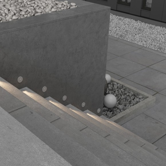 Уличный светильник встраиваемый в дороги и стены Maytoni O014SL-L3W3K Lock IP54 светодиодный LED 3W