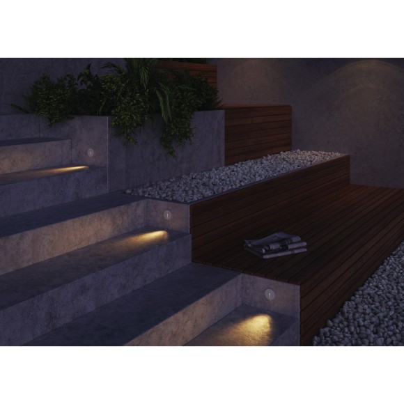 Уличный светильник встраиваемый в дороги и стены Maytoni O014SL-L3W3K Lock IP54 светодиодный LED 3W