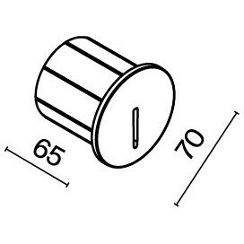 Уличный светильник встраиваемый в дороги и стены Maytoni O014SL-L3W3K Lock IP54 светодиодный LED 3W