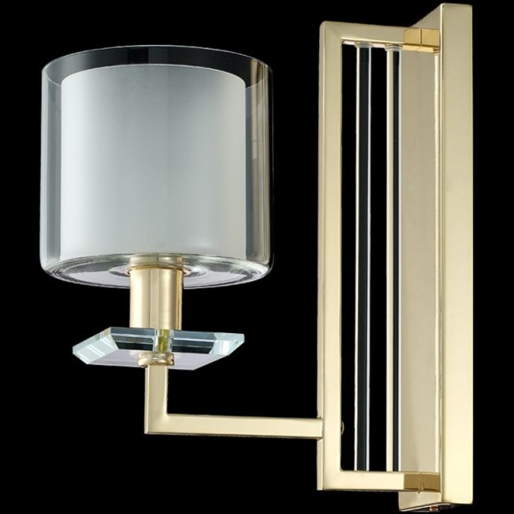 Бра Crystal Lux NICOLAS AP1 GOLD/WHITE