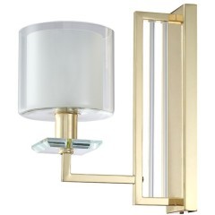 Бра Crystal Lux NICOLAS AP1 GOLD/WHITE
