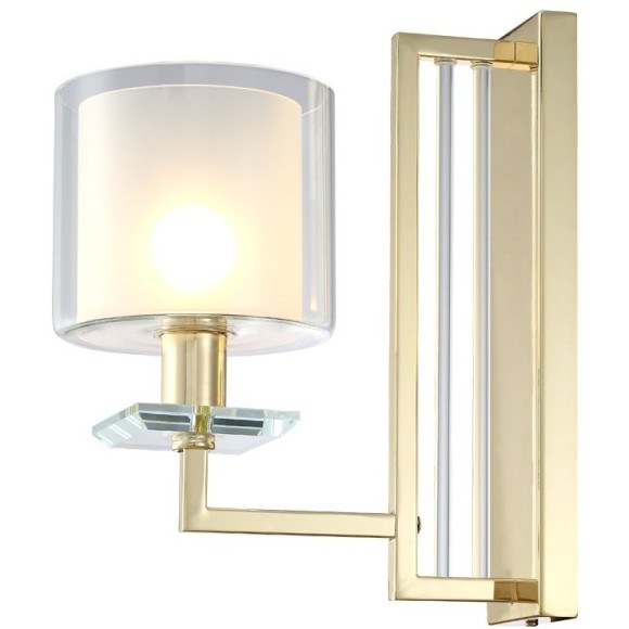 Бра Crystal Lux NICOLAS AP1 GOLD/WHITE