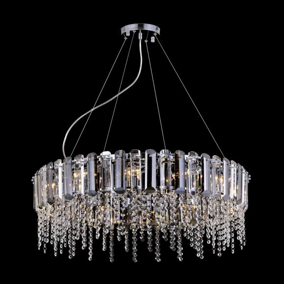 Подвесная люстра хрустальная Hail MOD097PL-12CH Подвесная люстра хрустальная Hail MOD097PL-12CH