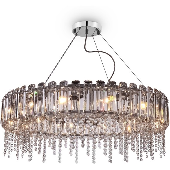 Подвесная люстра хрустальная Hail MOD097PL-12CH Подвесная люстра хрустальная Hail MOD097PL-12CH