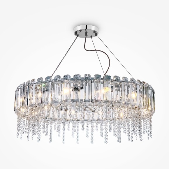 Подвесная люстра хрустальная Hail MOD097PL-12CH Подвесная люстра хрустальная Hail MOD097PL-12CH