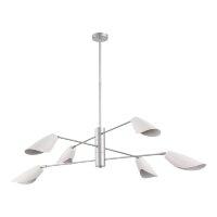 SLE1254-103-06 Светильник подвесной Серебристый/Белый E14 6*60W ALTON