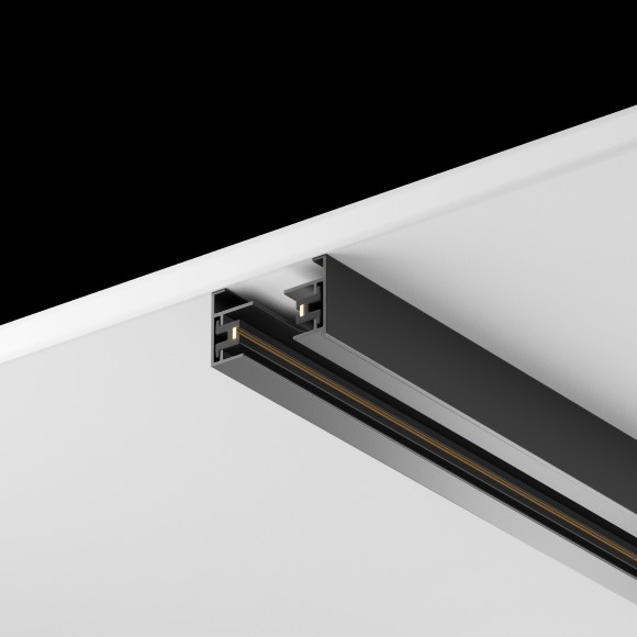 3м черный однофазный двужильный накладной шинопровод Maytoni TRX001-113B