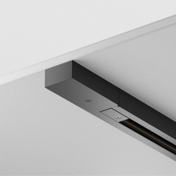 3м черный однофазный двужильный накладной шинопровод Maytoni TRX001-113B