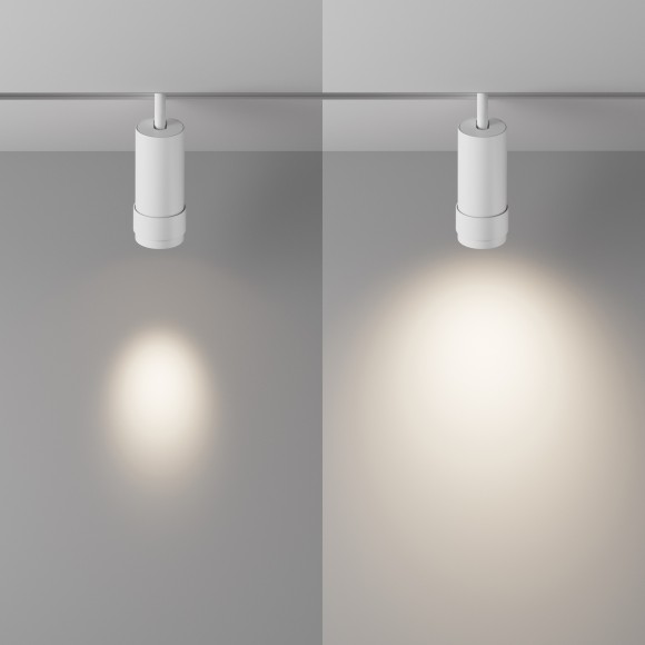 TR211-1-12W4K-Z-W Трековый магнитный светодиодный светильник Maytoni Exility CRI90+ 4000К 780Лм 15-50° 12Вт