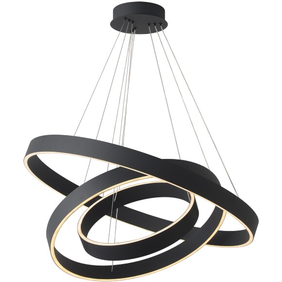 Люстра Crystal Lux TRON SP158W LED BLACK 4040/303