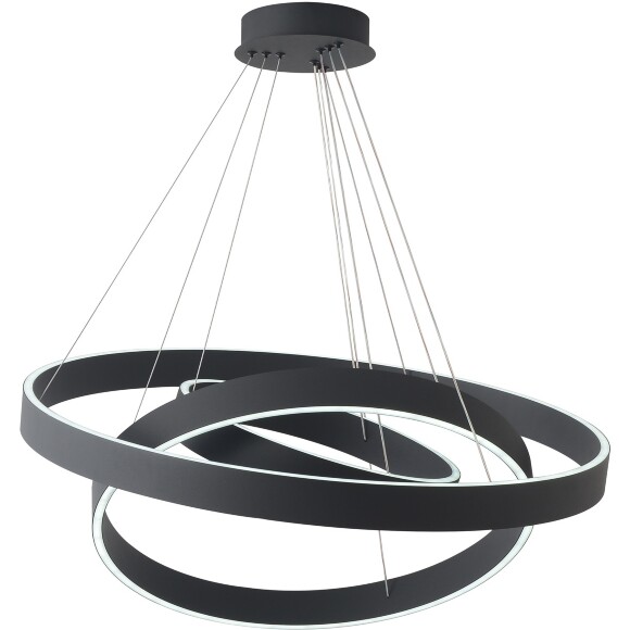 Люстра Crystal Lux TRON SP158W LED BLACK 4040/303