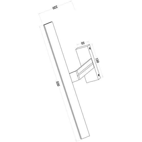 Подсветка для зеркал и картин Maytoni MIR010WL-L12W4K DecartLED 12W